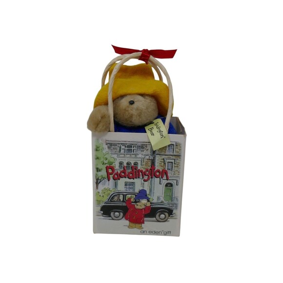 Eden Gift Paddington Bear Plush in Gift Bag - Picture 3 of 8